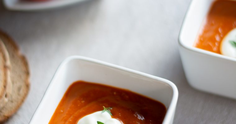 Spicy Roasted Tomato Soup