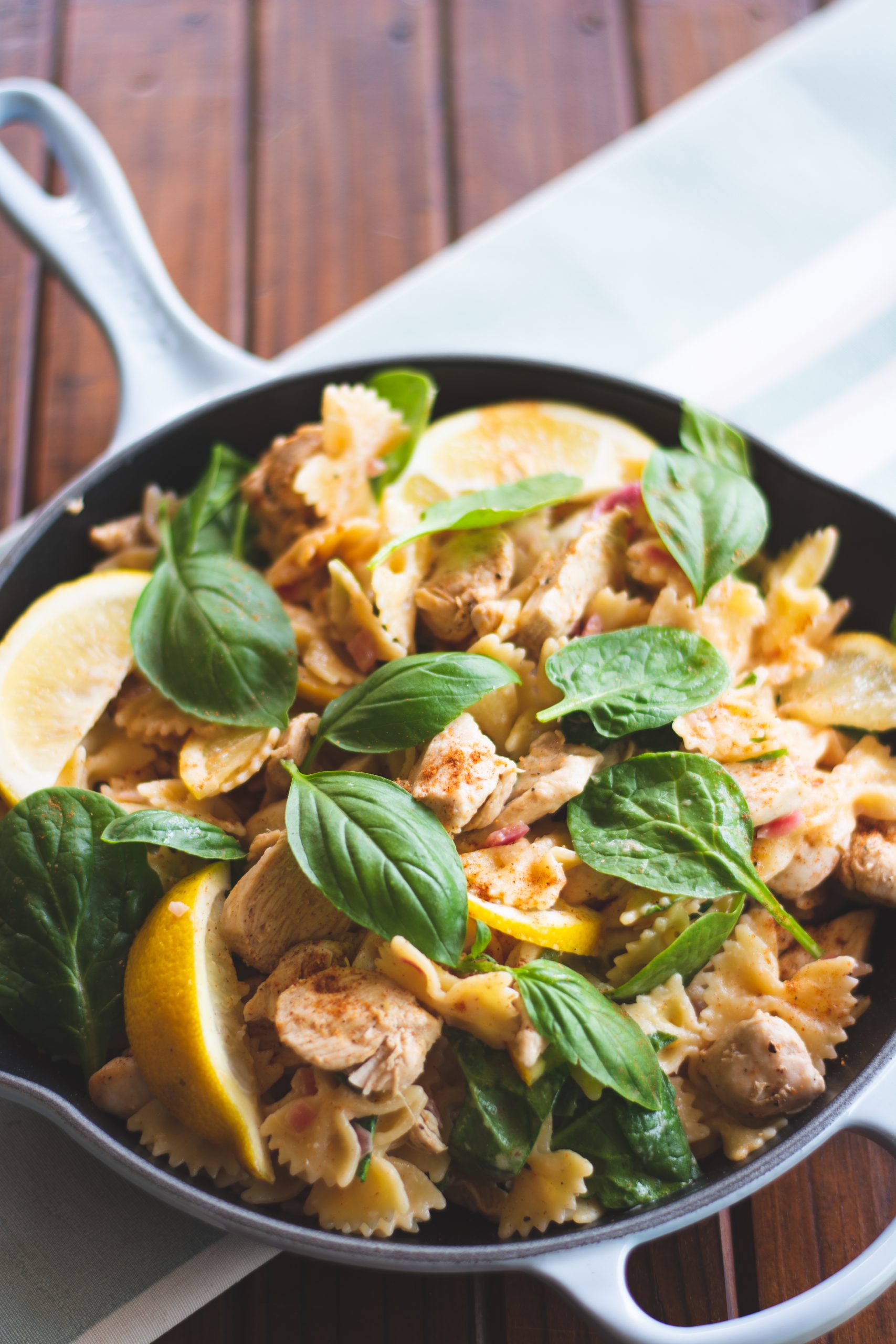 Lemony Chicken Pasta