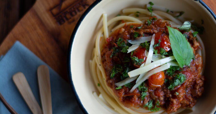 Slow-Cooked Spaghetti Bolognese