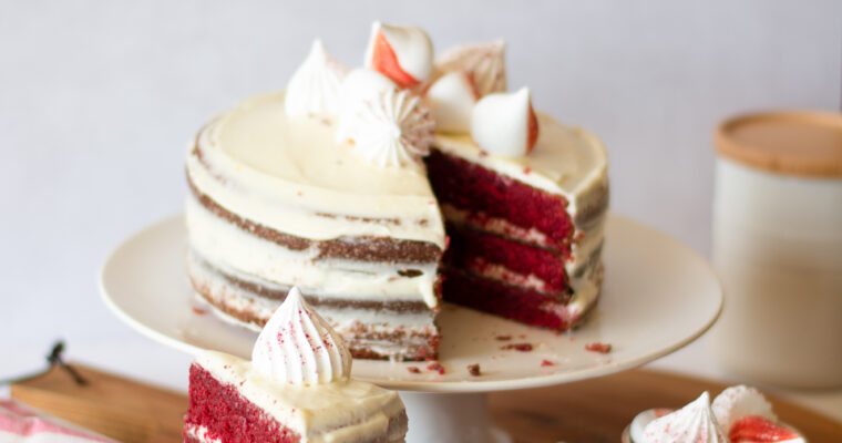 Red Velvet Cake with Cream Cheese Frosting